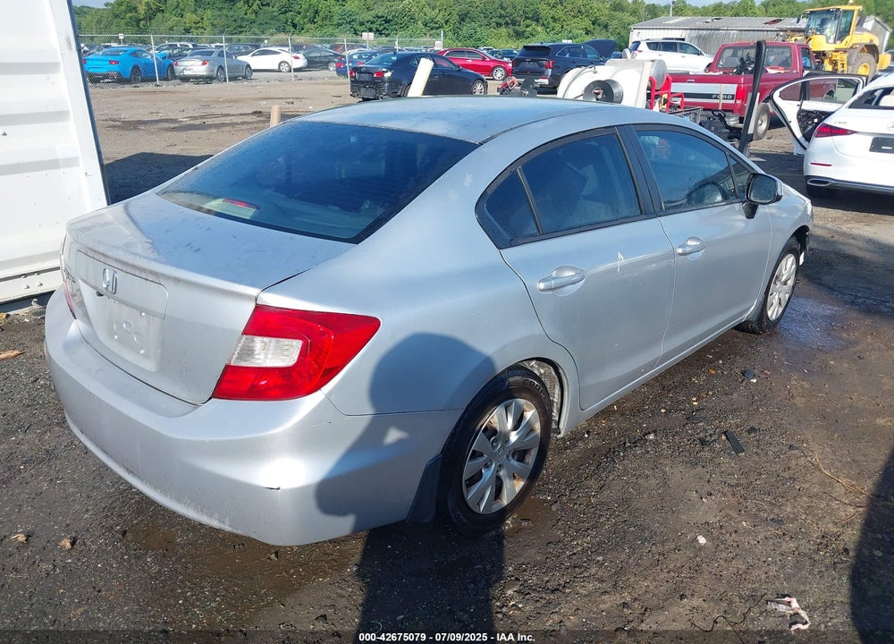 2012 HONDA CIVIC VIN: 2HGFB2F59CH309020