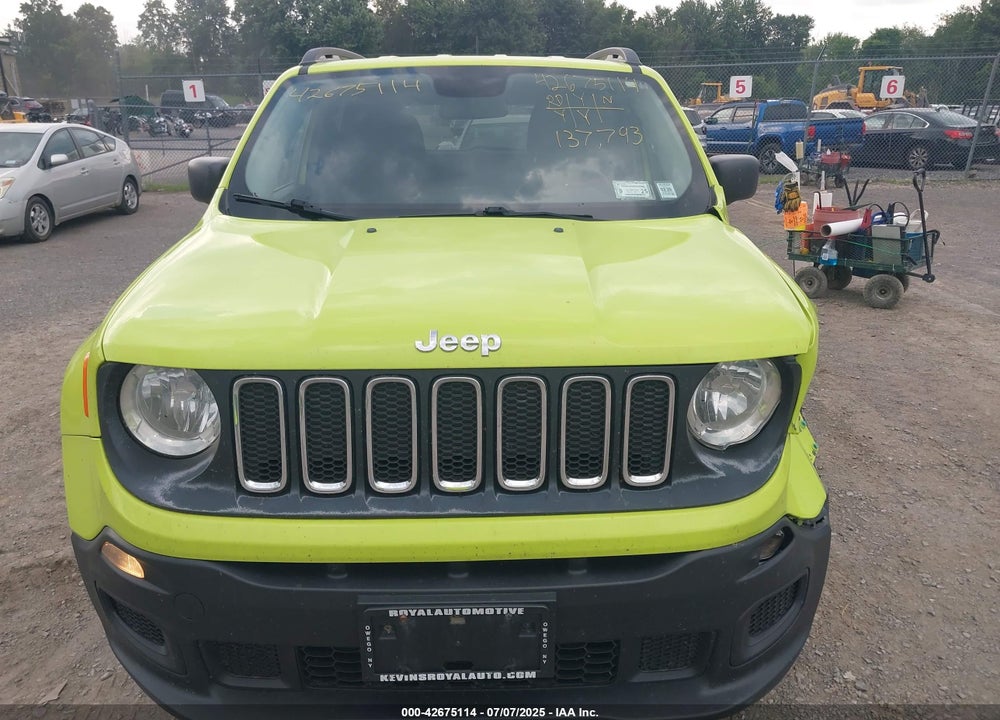 2017 JEEP RENEGADE VIN: ZACCJBAB1HPF07825