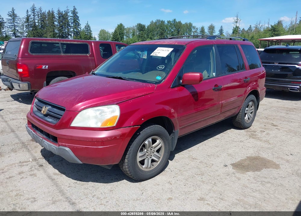 2004 HONDA PILOT EX-L VIN: 2HKYF18504H599000