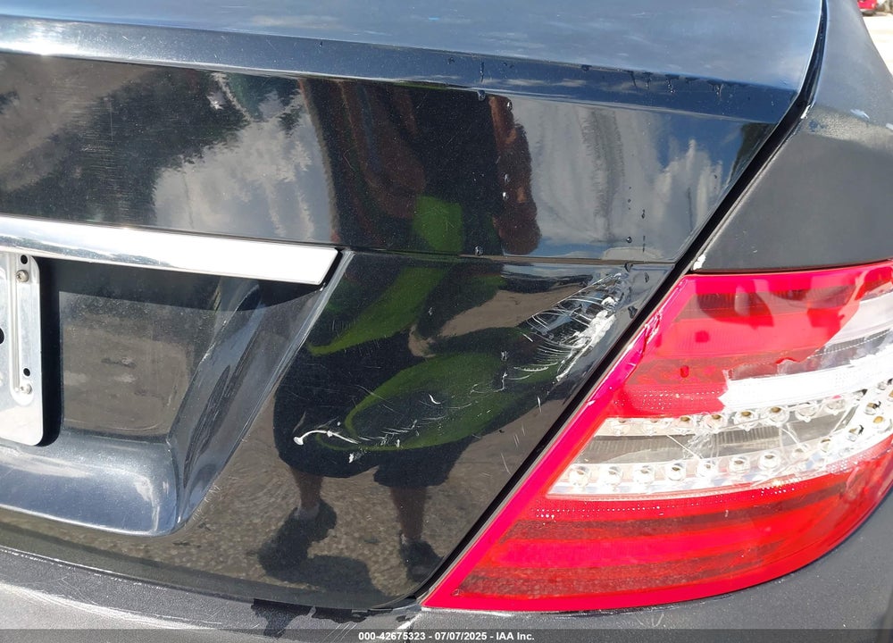 2012 MERCEDES-BENZ C CLASS VIN: WDDGF4HB7CR195451