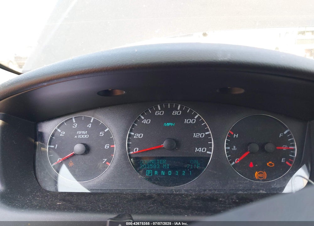2007 CHEVROLET IMPALA VIN: 2G1WU58R279223292