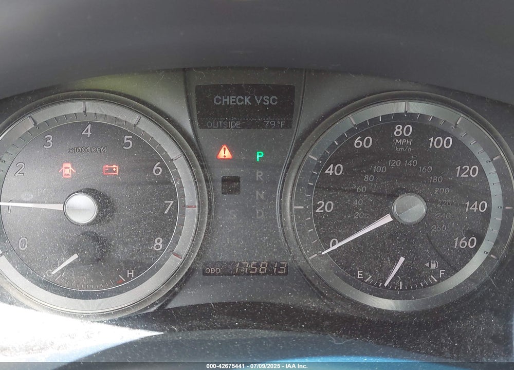 2008 LEXUS ES 350 VIN: JTHBJ46G782265434