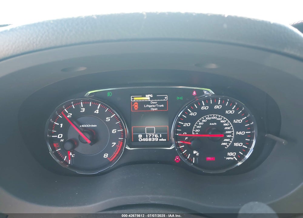 2018 SUBARU WRX VIN: JF1VA1C67J9817879