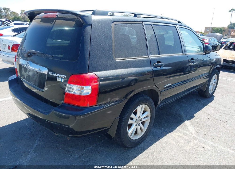 2007 TOYOTA HIGHLANDER HYBRID VIN: JTEGW21A170020599