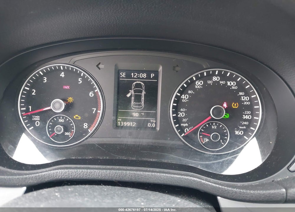 2013 VOLKSWAGEN PASSAT VIN: 1VWBP7A30DC087499