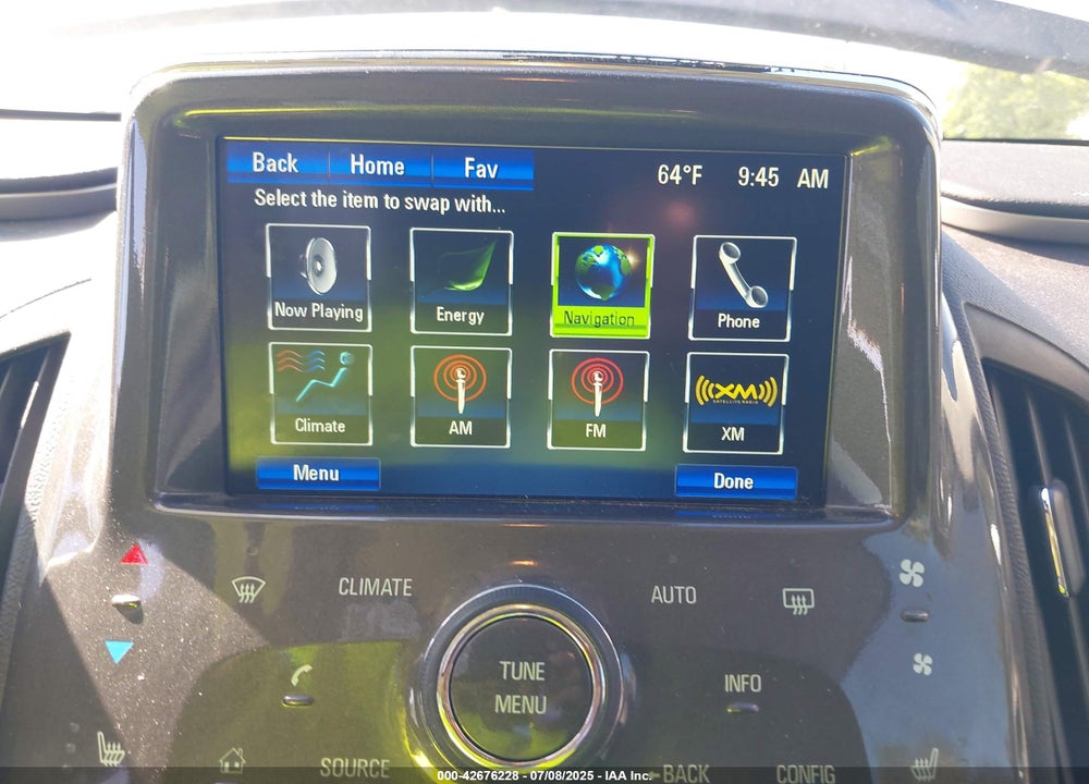 2015 CHEVROLET VOLT VIN: 1G1RD6E4XFU110266
