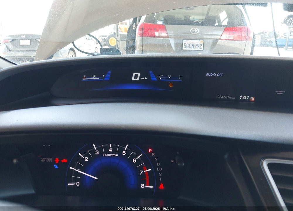 2013 HONDA CIVIC VIN: 19XFB2F59DE289976