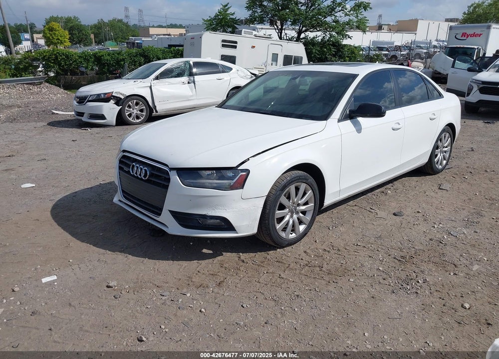 2014 AUDI A4 VIN: WAUBFAFLXEN002358