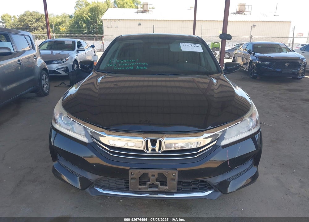 2016 HONDA ACCORD VIN: 1HGCR2F34GA212938