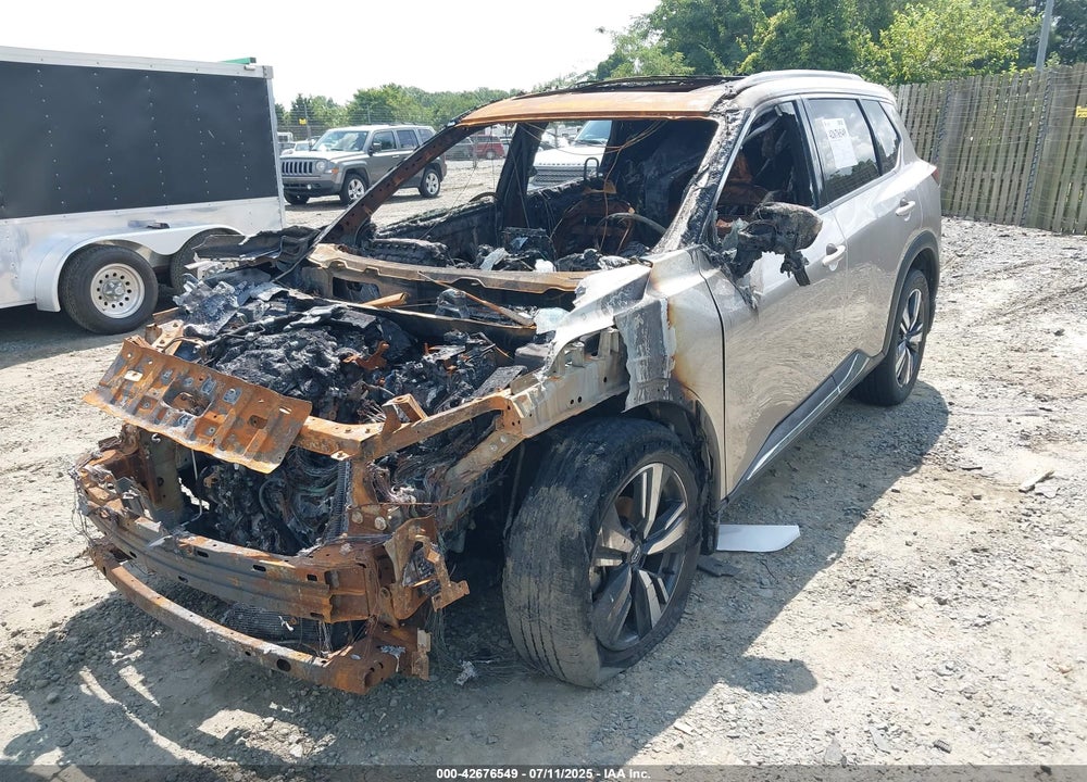 2022 NISSAN ROGUE SL INTELLIGENT AWD VIN: JN8BT3CB2NW332853