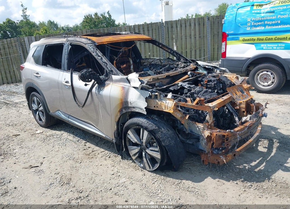 2022 NISSAN ROGUE SL INTELLIGENT AWD VIN: JN8BT3CB2NW332853