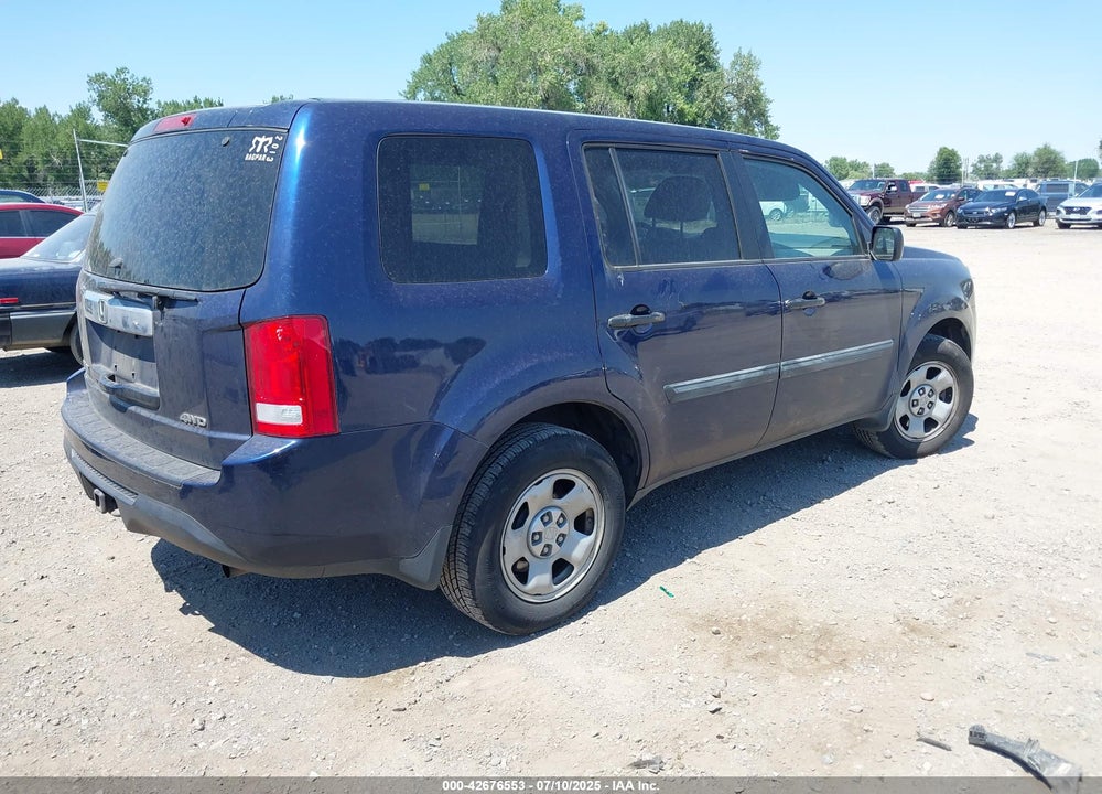 2014 HONDA PILOT VIN: 5FNYF4H29EB030900