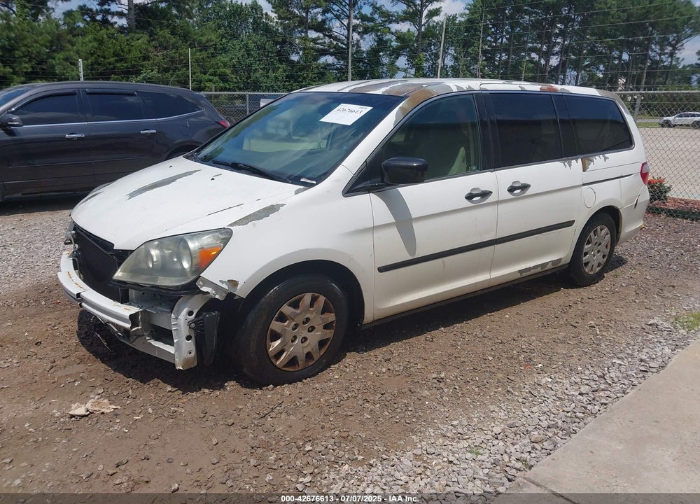 2007 HONDA ODYSSEY LX VIN: 5FNRL38227B072027