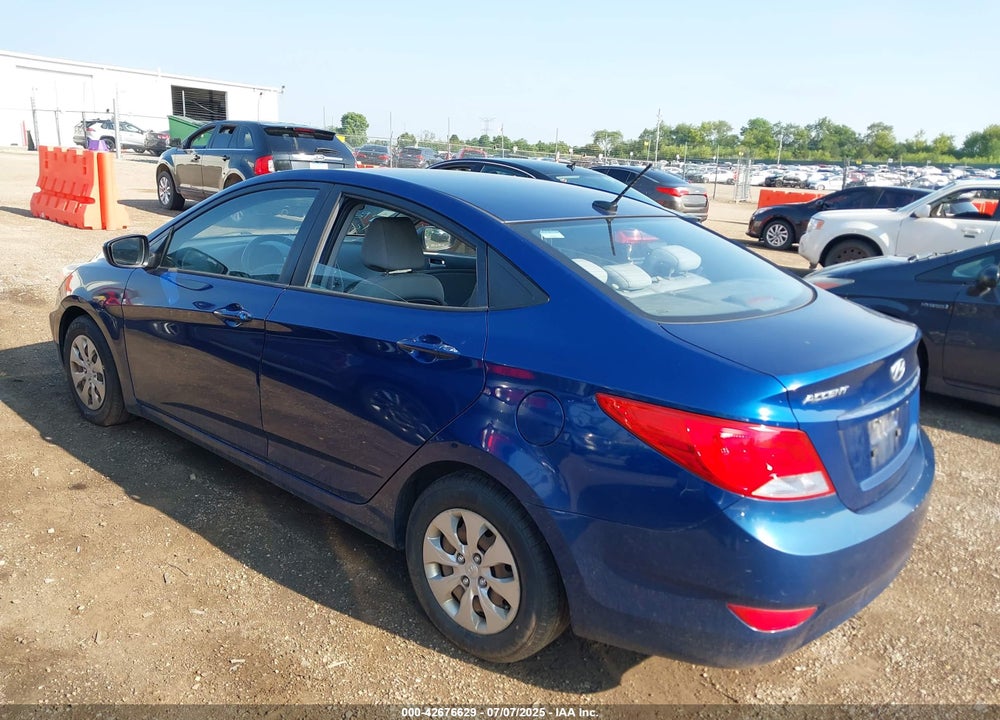 2016 HYUNDAI ACCENT VIN: KMHCT4AE6GU003747