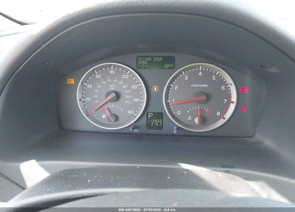 2007 VOLVO S40 2.4I VIN: YV1MS382672281166