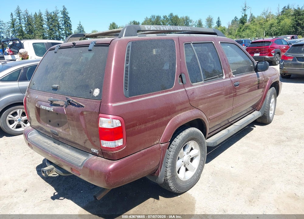 2004 NISSAN PATHFINDER SE VIN: JN8DR09YX4W917504