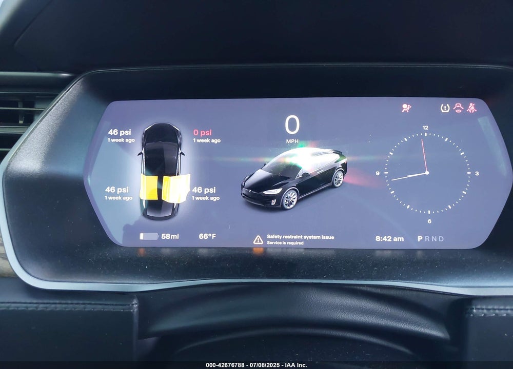 2020 TESLA MODEL X VIN: 5YJXCBE27LF261529
