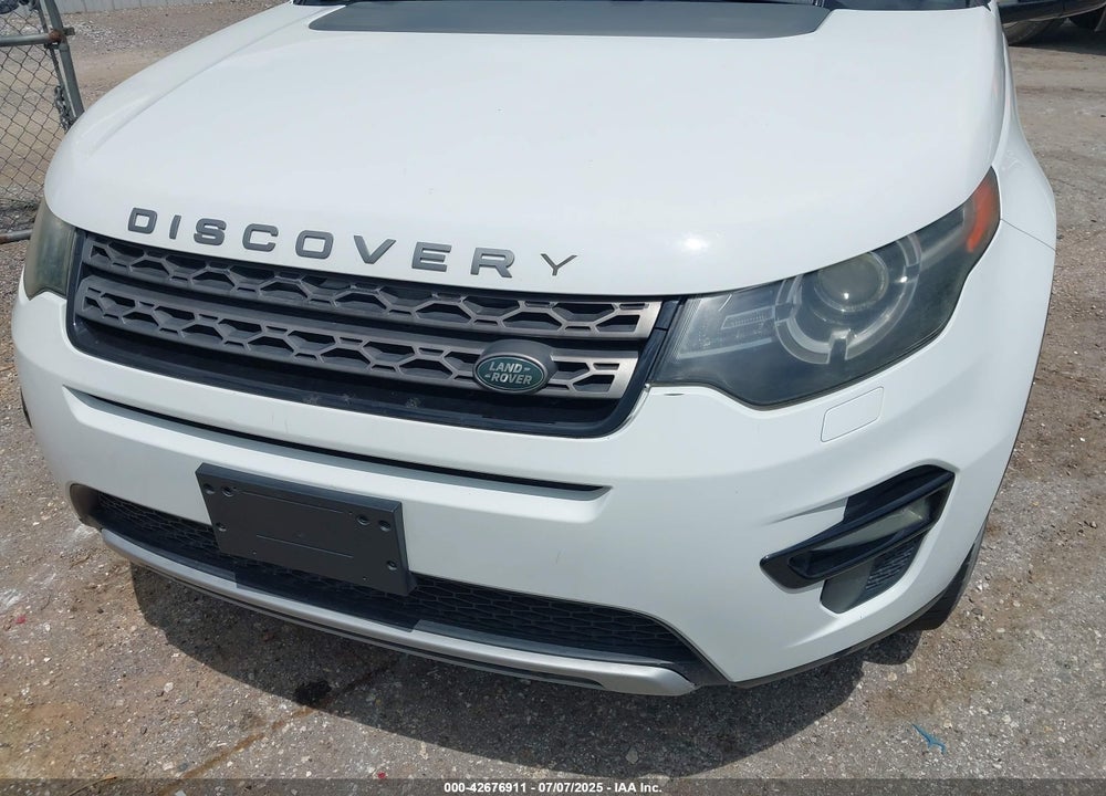 2016 LAND ROVER DISCOVERY VIN: SALCR2BGXGH620139