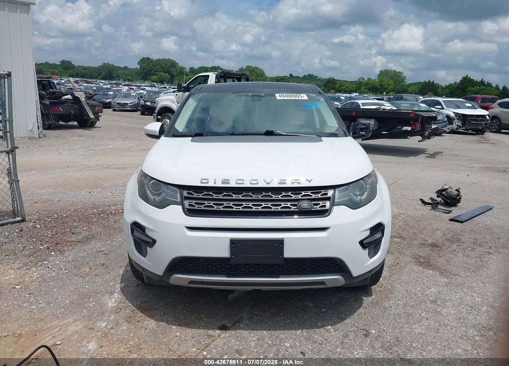 2016 LAND ROVER DISCOVERY VIN: SALCR2BGXGH620139