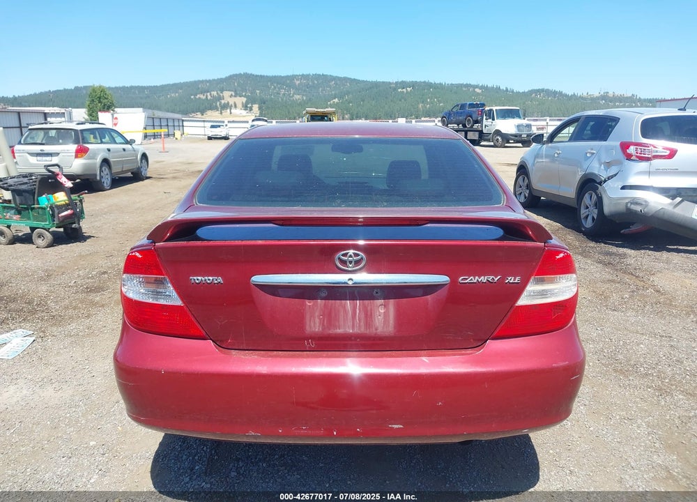 2003 TOYOTA CAMRY XLE VIN: JTDBE32K130153758