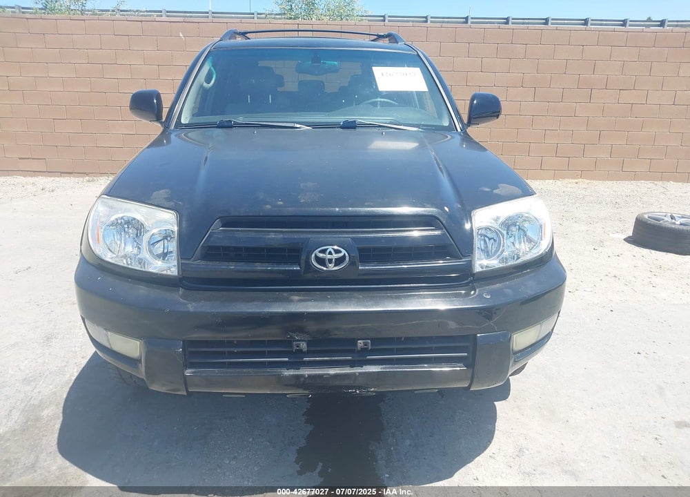 2005 TOYOTA 4RUNNER LIMITED V6 VIN: JTEZU17R158026228