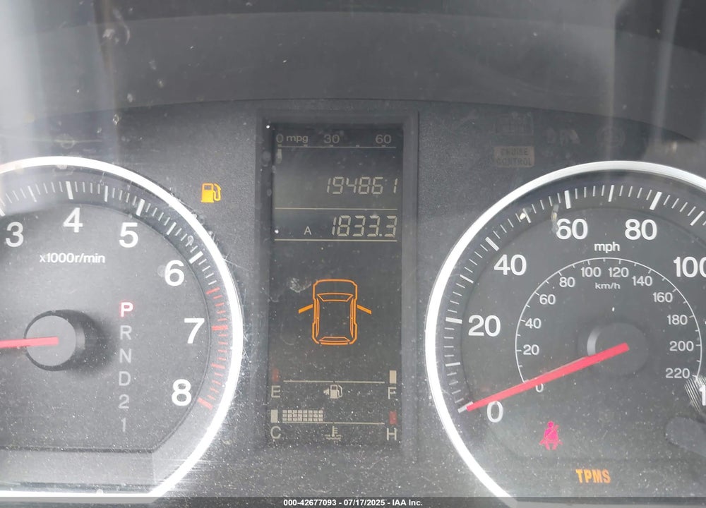 2008 HONDA CR-V LX VIN: JHLRE383X8C027244
