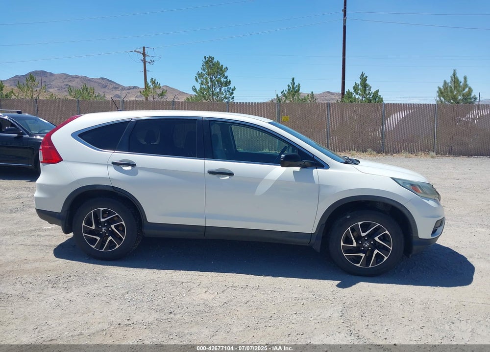 2016 HONDA CR-V SE VIN: 5J6RM4H43GL056737