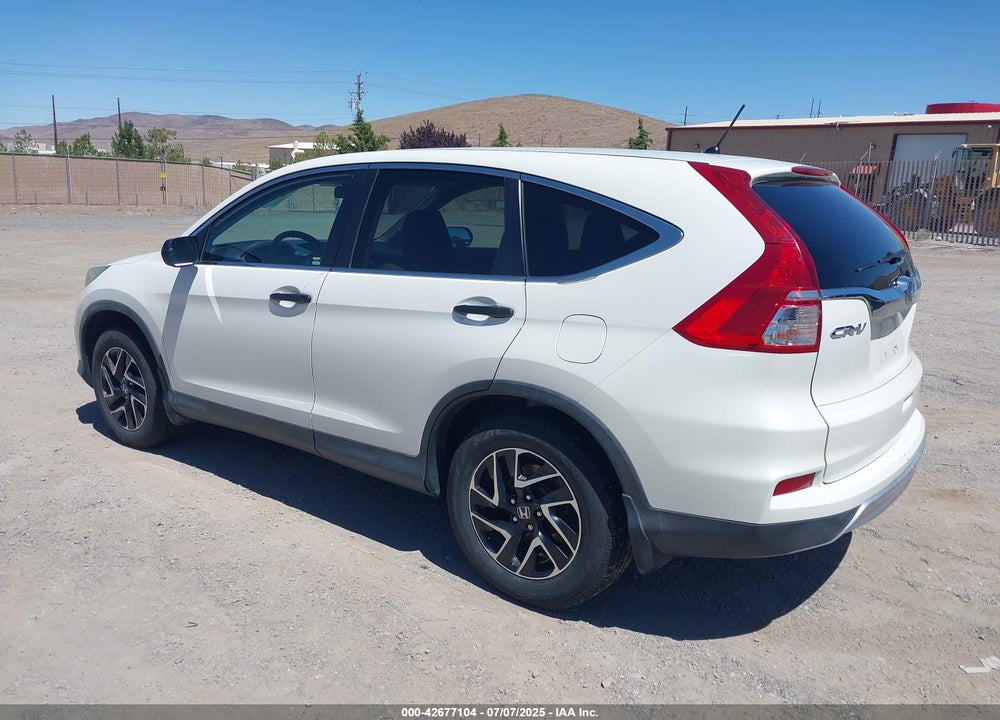 2016 HONDA CR-V SE VIN: 5J6RM4H43GL056737