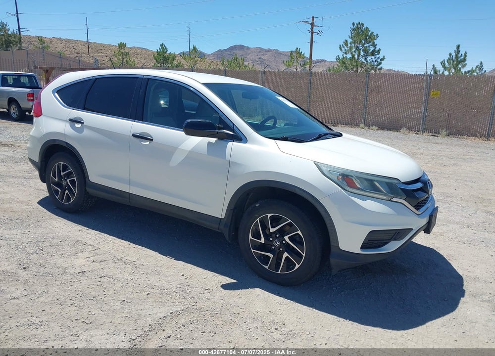 2016 HONDA CR-V SE VIN: 5J6RM4H43GL056737