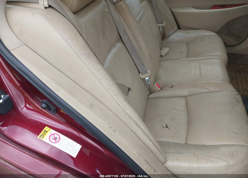2007 LEXUS ES 350 VIN: JTHBJ46G272108618