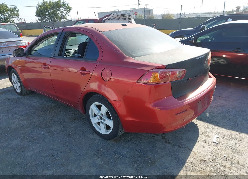2008 MITSUBISHI LANCER VIN: JA3AU26U98U047156