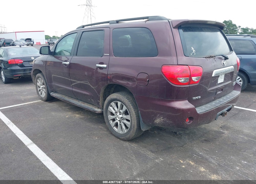 2008 TOYOTA SEQUOIA VIN: 5TDBY68A38S017059