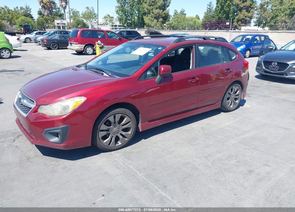 2012 SUBARU IMPREZA VIN: JF1GPAL69CG245512