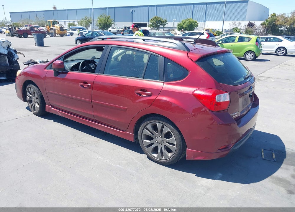 2012 SUBARU IMPREZA VIN: JF1GPAL69CG245512