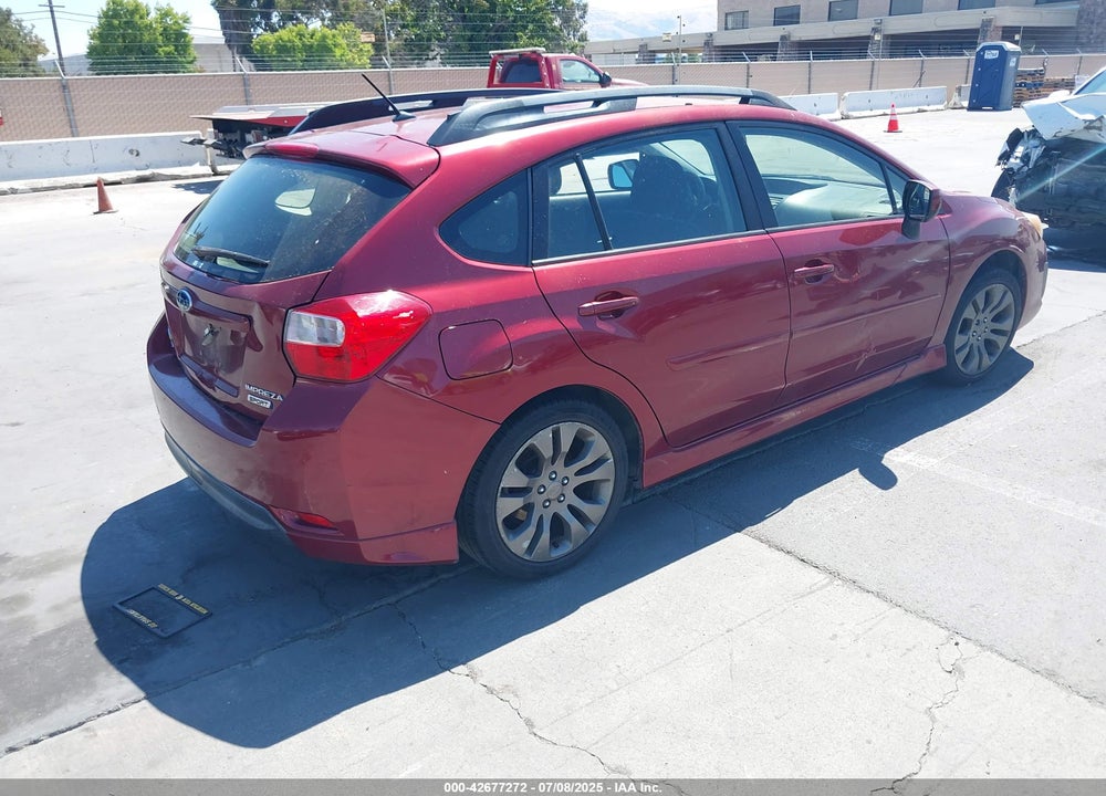 2012 SUBARU IMPREZA VIN: JF1GPAL69CG245512