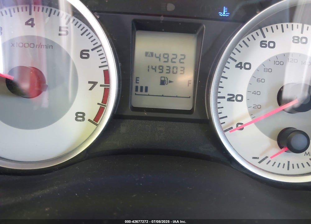 2012 SUBARU IMPREZA VIN: JF1GPAL69CG245512