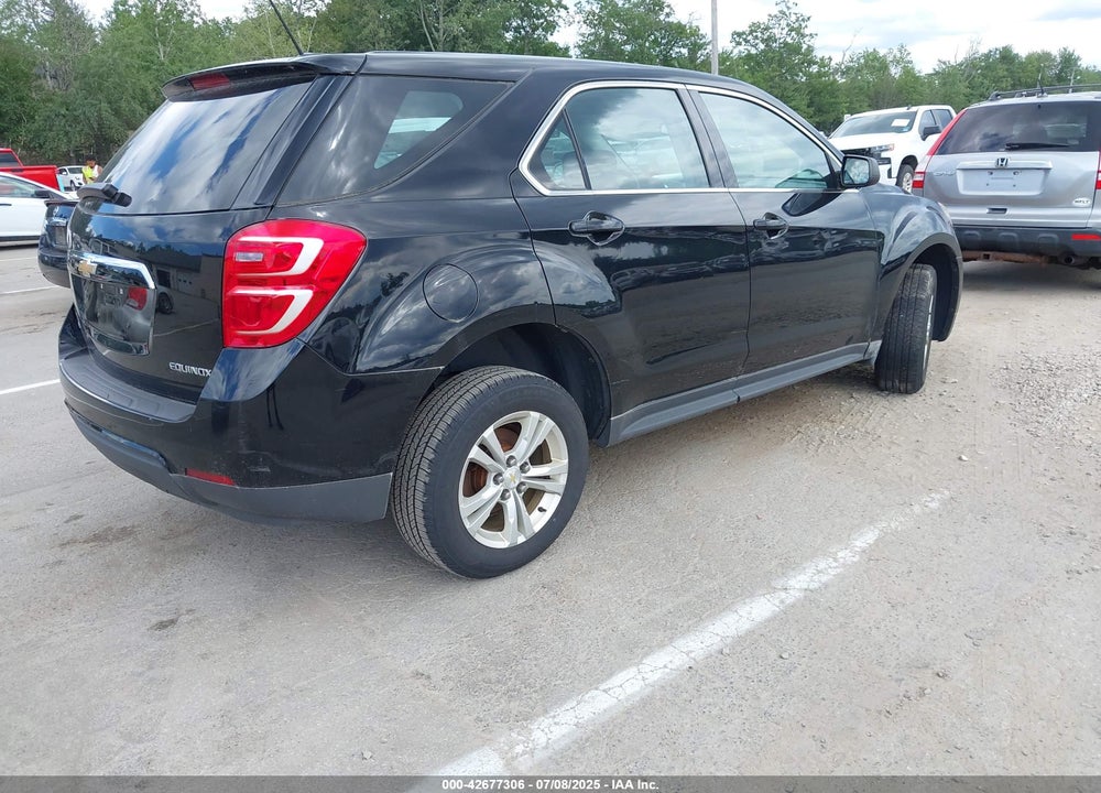 2016 CHEVROLET EQUINOX LS VIN: 2GNFLEEK4G6237043
