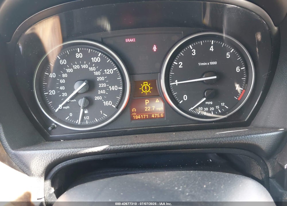 2008 BMW 3 SERIES VIN: WBAVA375X8NL44470