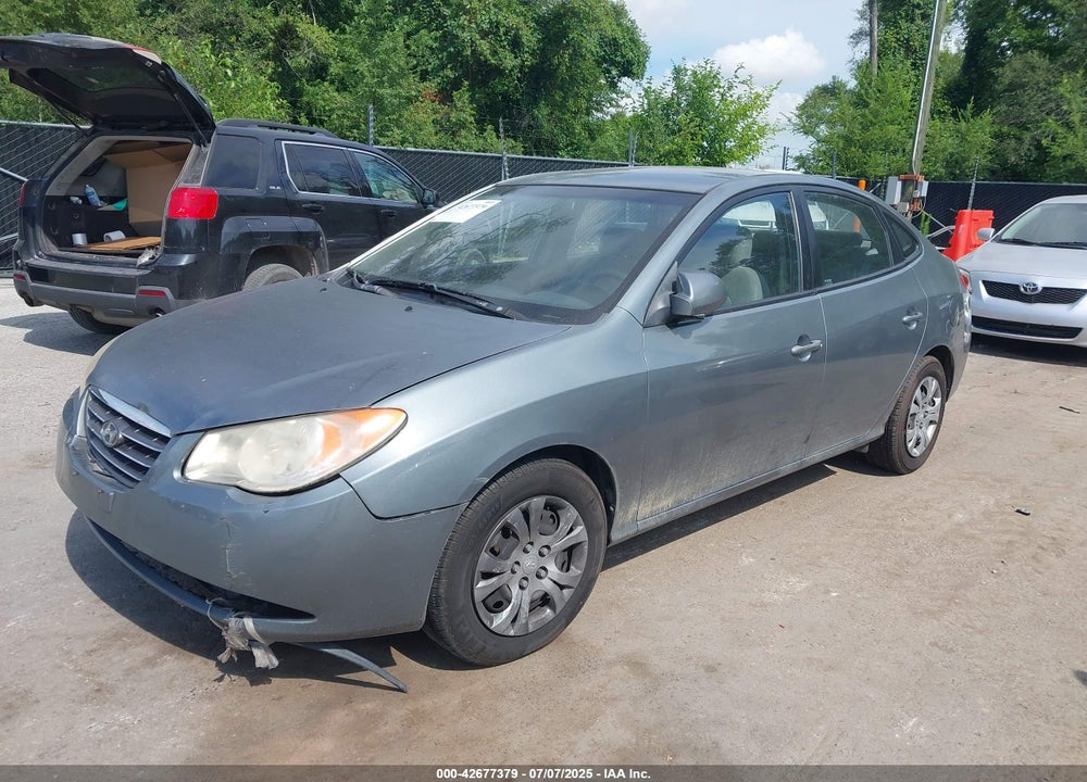 2009 HYUNDAI ELANTRA VIN: KMHDU46D29U786845