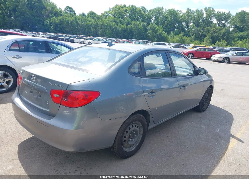 2009 HYUNDAI ELANTRA VIN: KMHDU46D29U786845