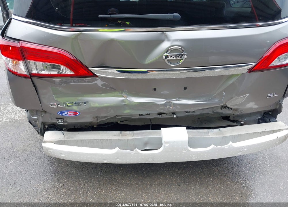 2011 NISSAN QUEST SL VIN: JN8AE2KP7B9009194