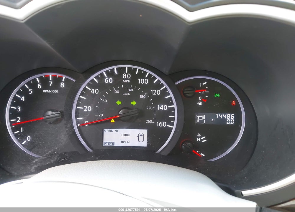 2011 NISSAN QUEST SL VIN: JN8AE2KP7B9009194