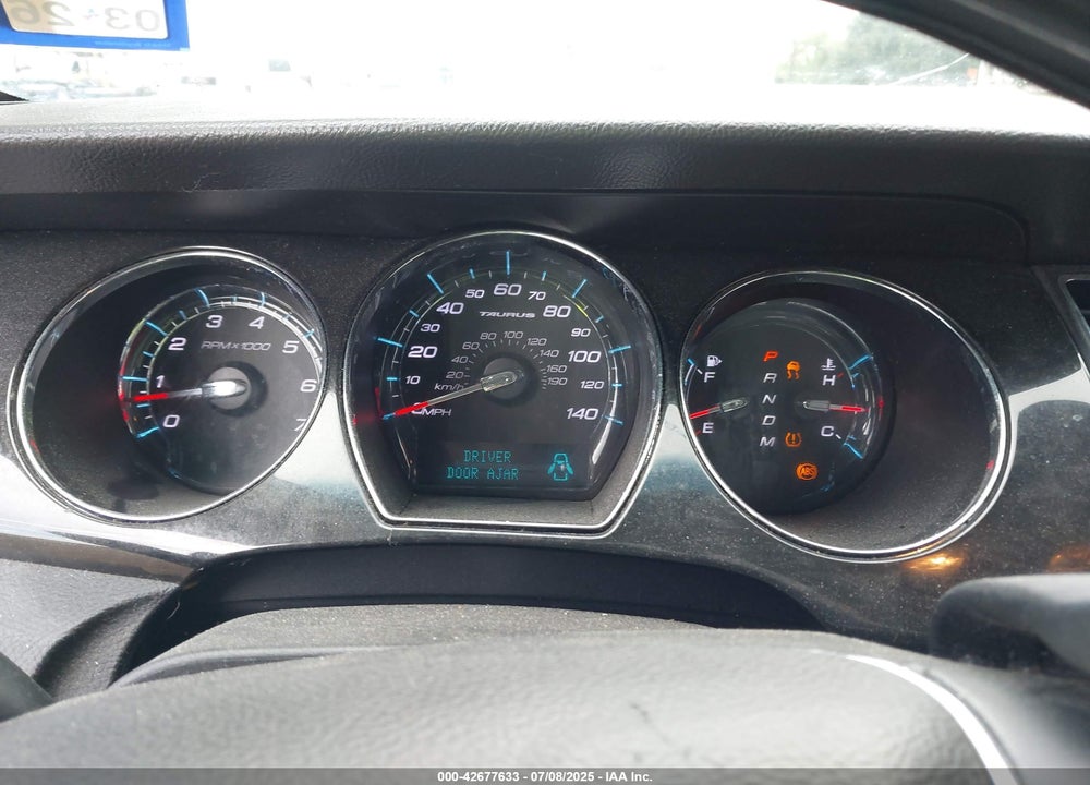 2011 FORD TAURUS VIN: 1FAHP2FWXBG124847