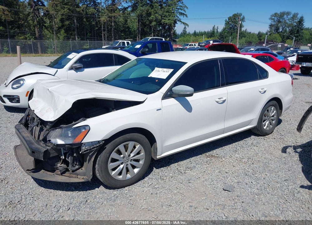 2014 VOLKSWAGEN PASSAT 1.8T WOLFSBURG EDITION VIN: 1VWAT7A39EC107869