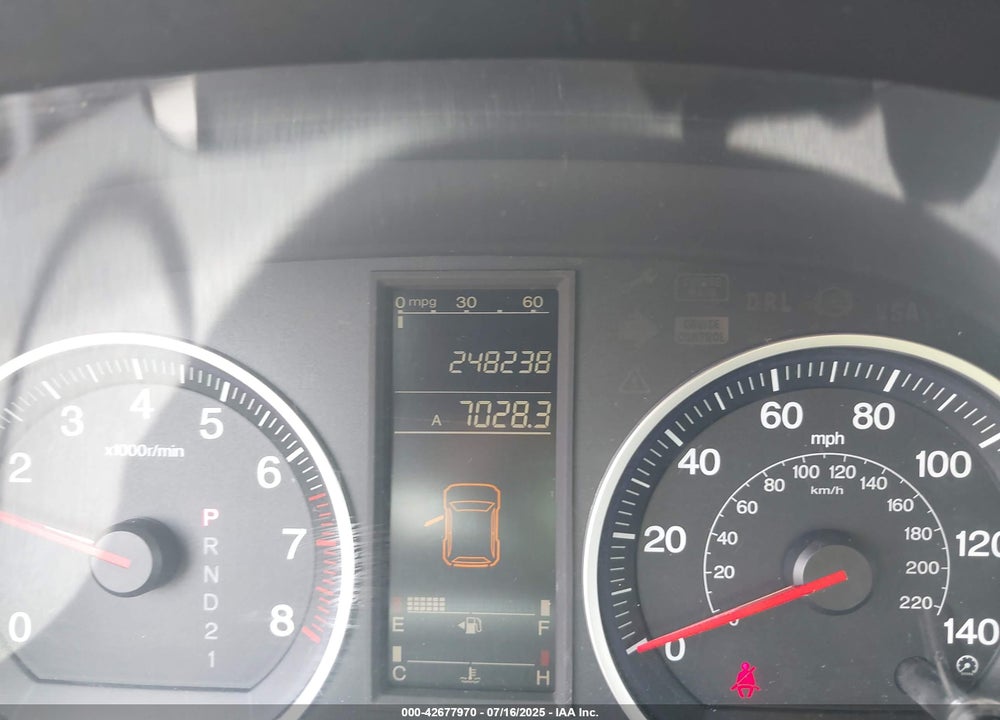 2008 HONDA CR-V LX VIN: 3CZRE38388G707017