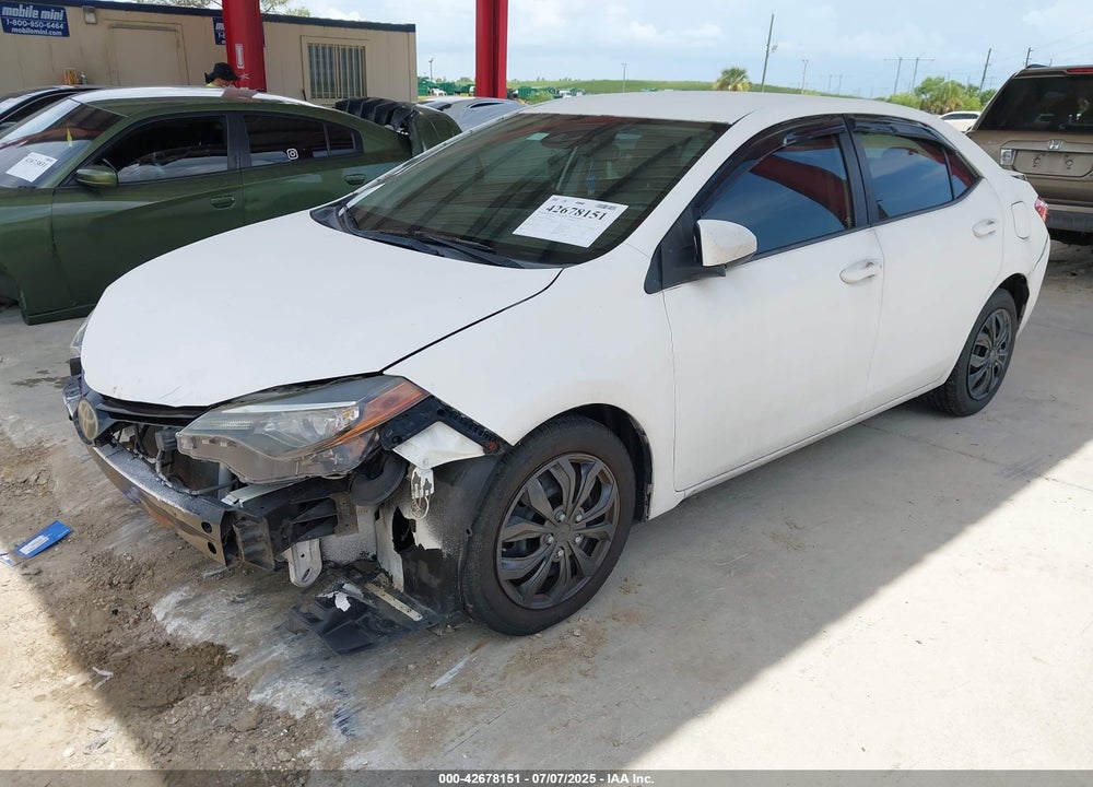 2017 TOYOTA COROLLA LE VIN: 5YFBURHE8HP588376