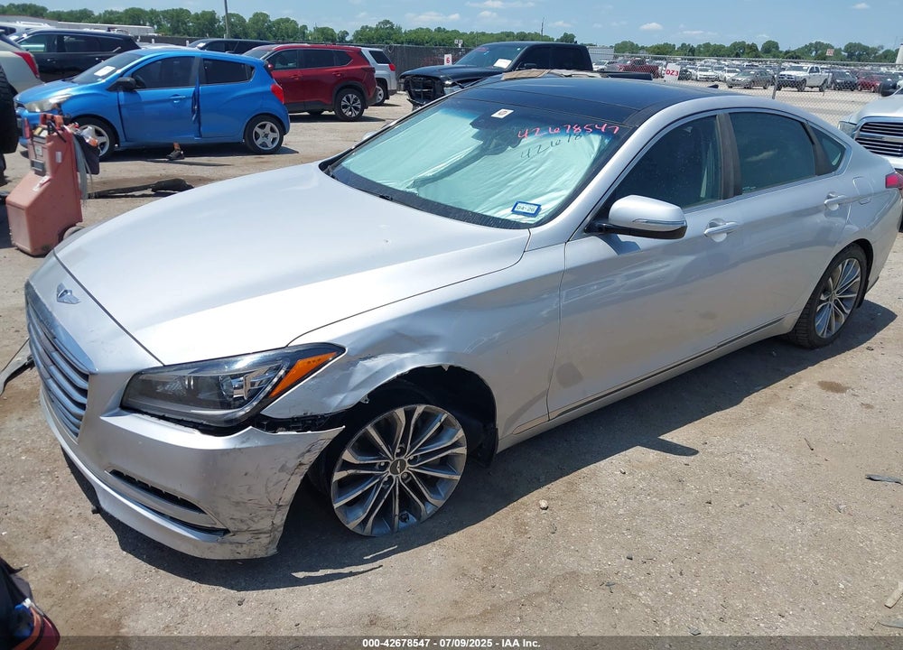 2015 HYUNDAI GENESIS VIN: KMHGN4JE3FU074561