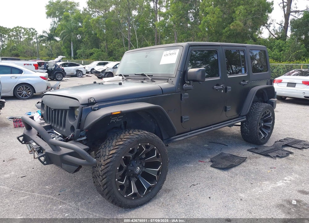 2016 JEEP WRANGLER UNLIMITED VIN: 1C4BJWDG5GL187390