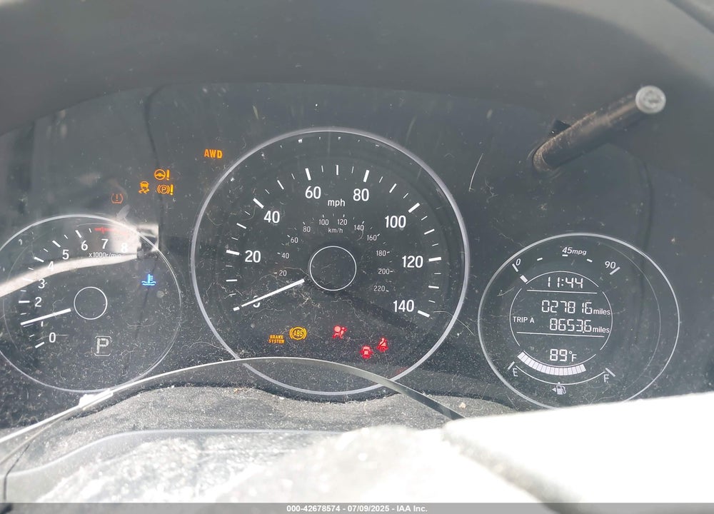 2022 HONDA HR-V VIN: 3CZRU6H34NM741280