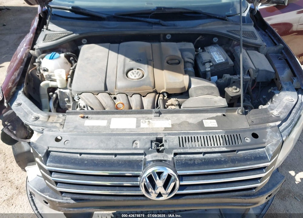 2013 VOLKSWAGEN PASSAT 2.5L SE VIN: 1VWBP7A39DC057210